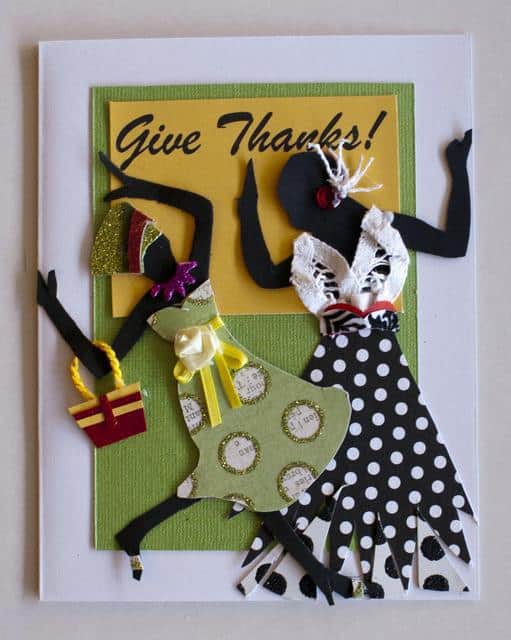 Give Thanks card designed by Claire