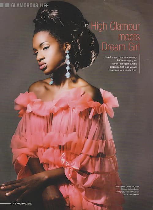 Simone Small in Amoi Magazine