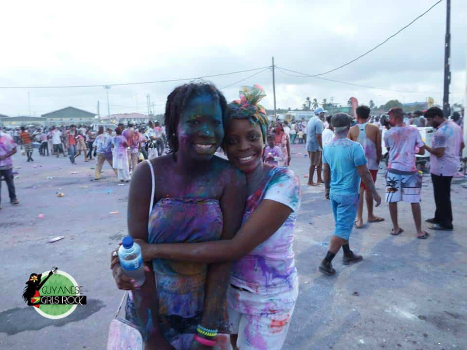Happy Holi Phagwah Guyanese Girls Rock